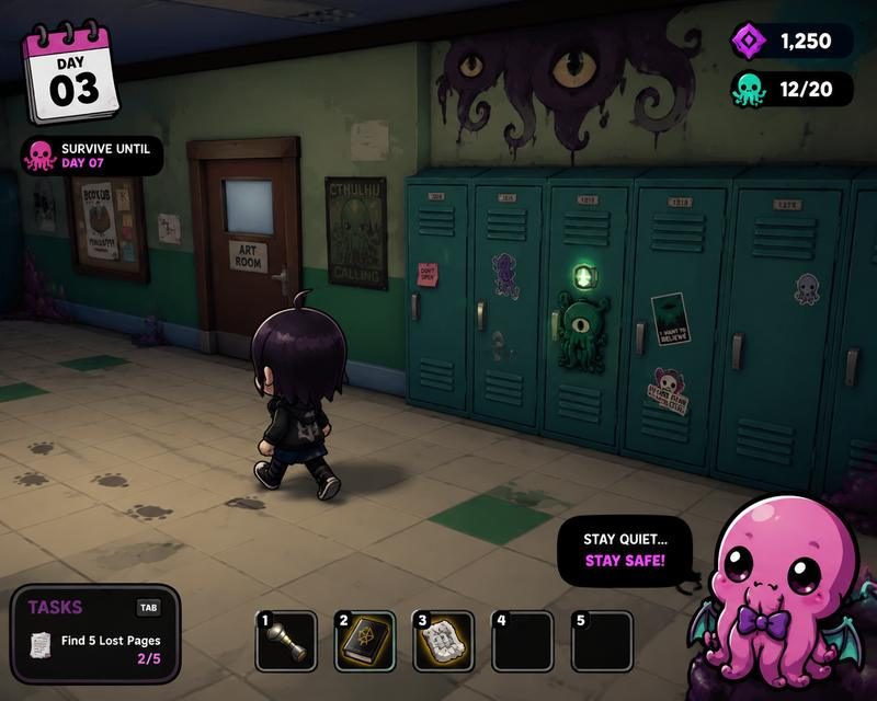 Lovecraft Locker 校园地图 专题图 3